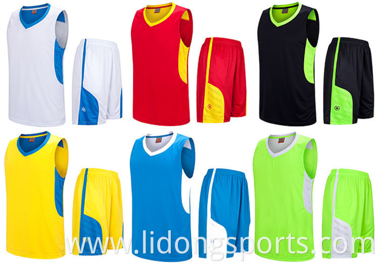 basketball uniforms sublimation reversible jersey design color blue basketball jersey